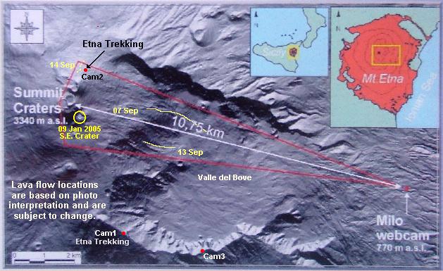 Topological Map Mt. Etna