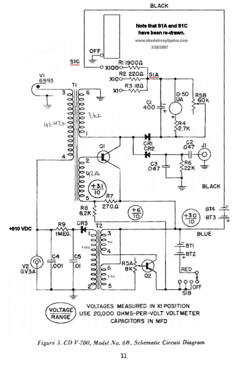 CD V-700 Mod 6B Schematic