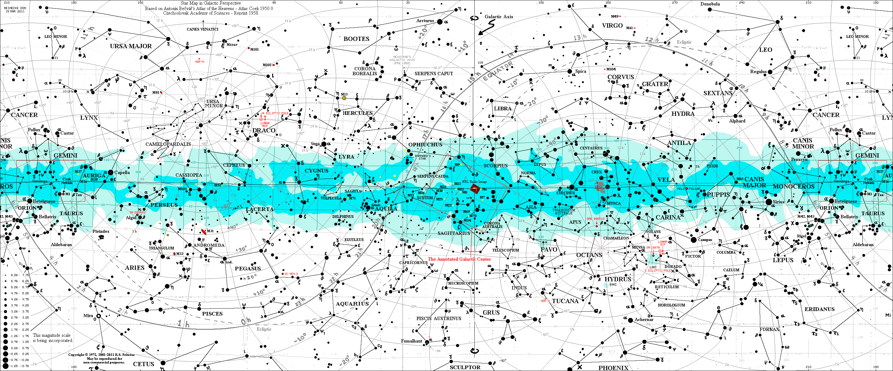 Star Map in Galactic Perspective