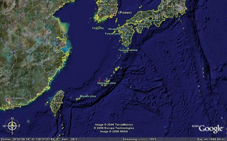 USS YMS-327 battle map