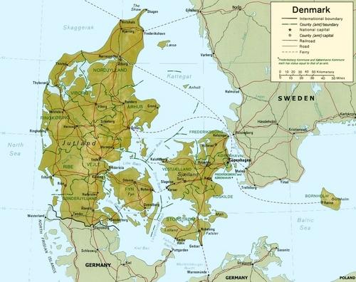 denmark water ways