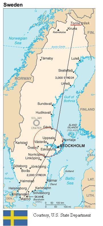 Map of Sweden